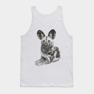 Wild Dog Making Eye Contact Tank Top